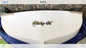 Dinghy  Lettering from Larry C, ME