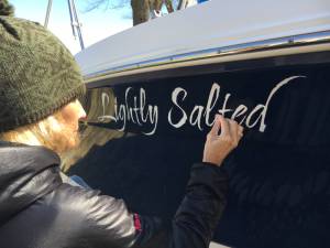 2017 Robalo R180 Boat Lettering from William A, CT