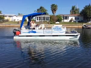 Northwood Pontoon Boat Named our boat. Put it on metal Lettering from Anne Marie A, FL