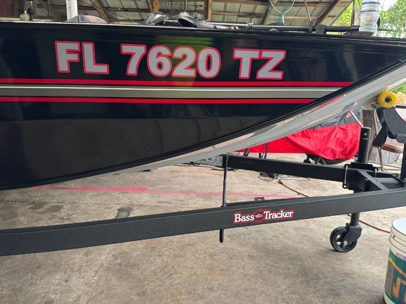 2025 Bass Tracker Classic XL Boat Lettering from David M, FL