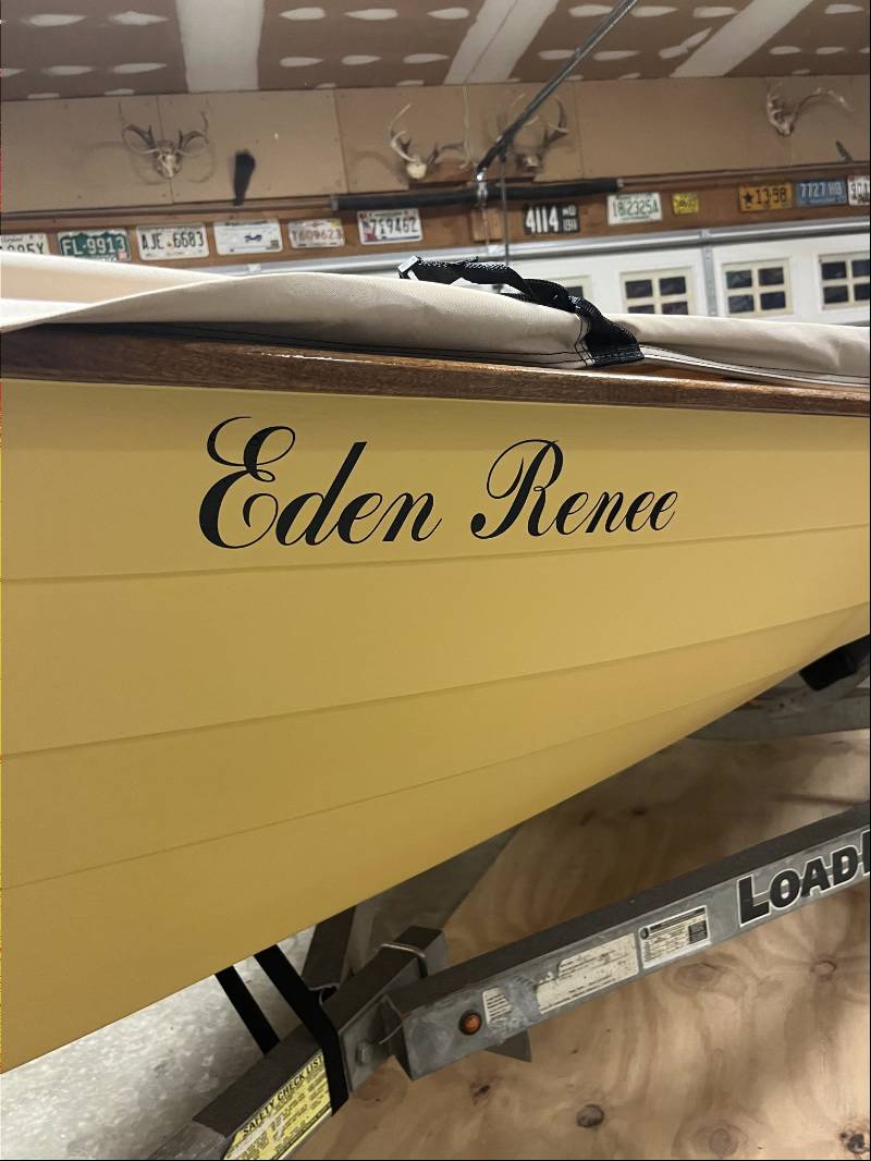 2025 Northeastern Dory Boat Lettering from Michael S, MD