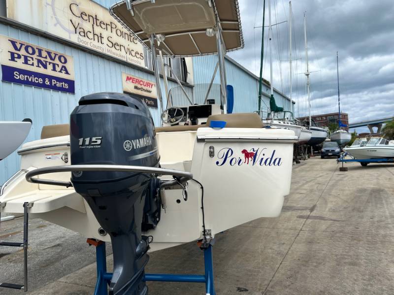 Scout 195 Sportfish Boat Lettering from Jason K, WI