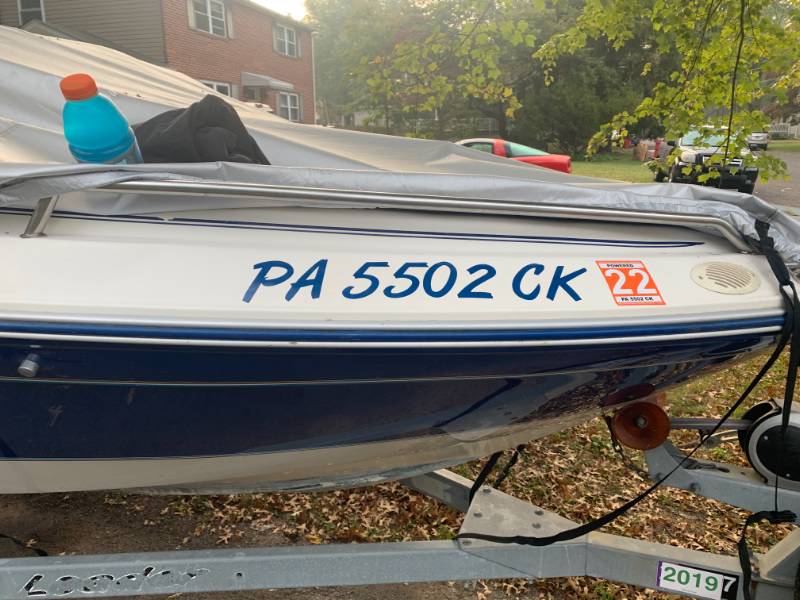 95 sea ray Boat Lettering from Keith H, PA