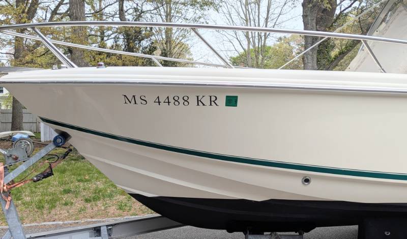 2350 Scout  Boat Lettering from RICHARD E, MA