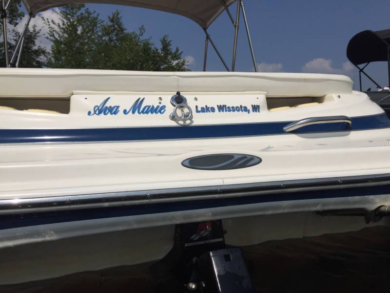 2010 Maxum Boat Lettering from Thomas J, WI