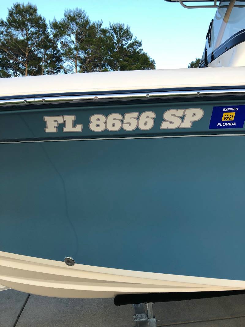 2020 Grady White Fisherman 216  Boat Lettering from Williiam W, FL