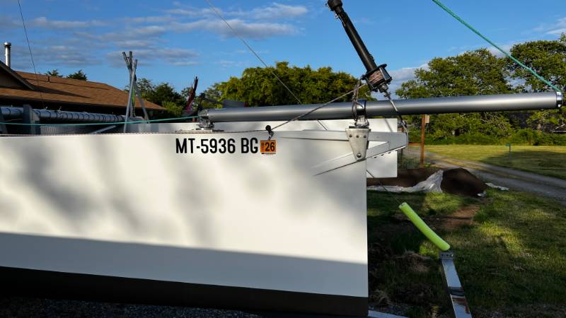 2019 Studacher one off. 27 foot trimaran  Lettering from Anthony L, WA