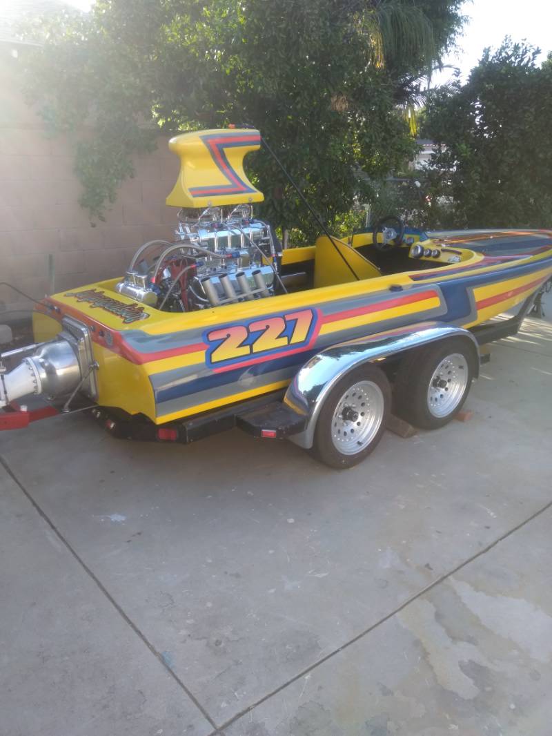 1978 Cole TR-6 It a cole panther TR6 quarter mile jet drag boat Lettering from Charles N, CA