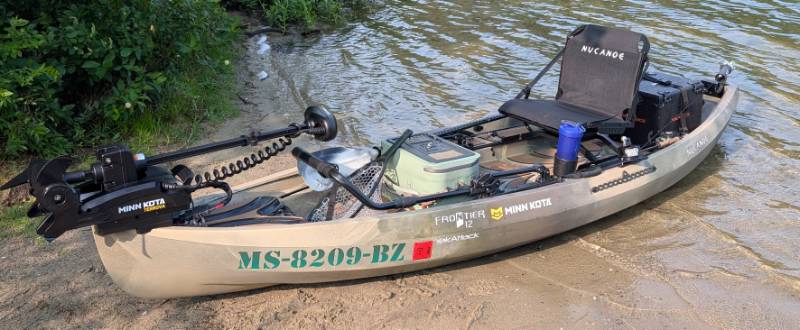 2022 NuCanoe Frontier 12 Fishing Kayak Lettering from Peter H, MA