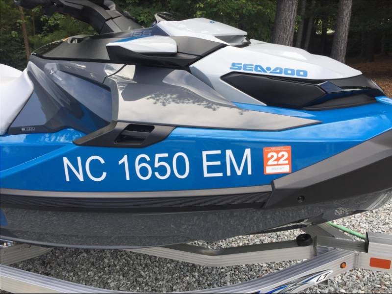 2019 Sea-Doo GTX Lettering from James L, NC