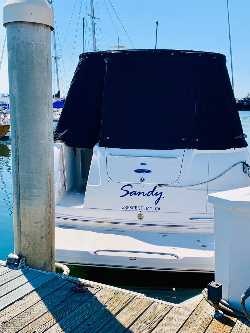 Chaparral 290 Boat Lettering From Marco S CA BoatLetteringToYOu