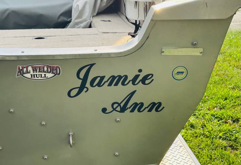 Tracker Targa V-17 90HP Boat Lettering from Jim H, IL