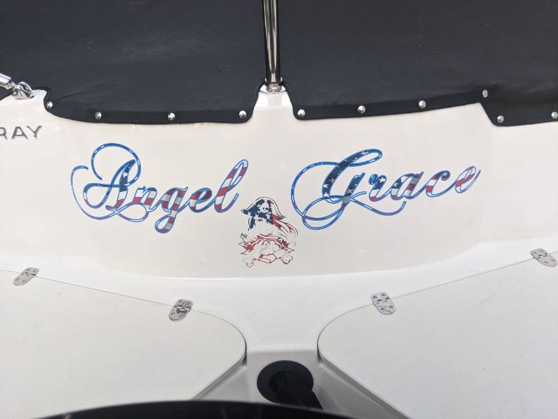 2021/Stingray/201DS Boat Lettering from Angela R, MD