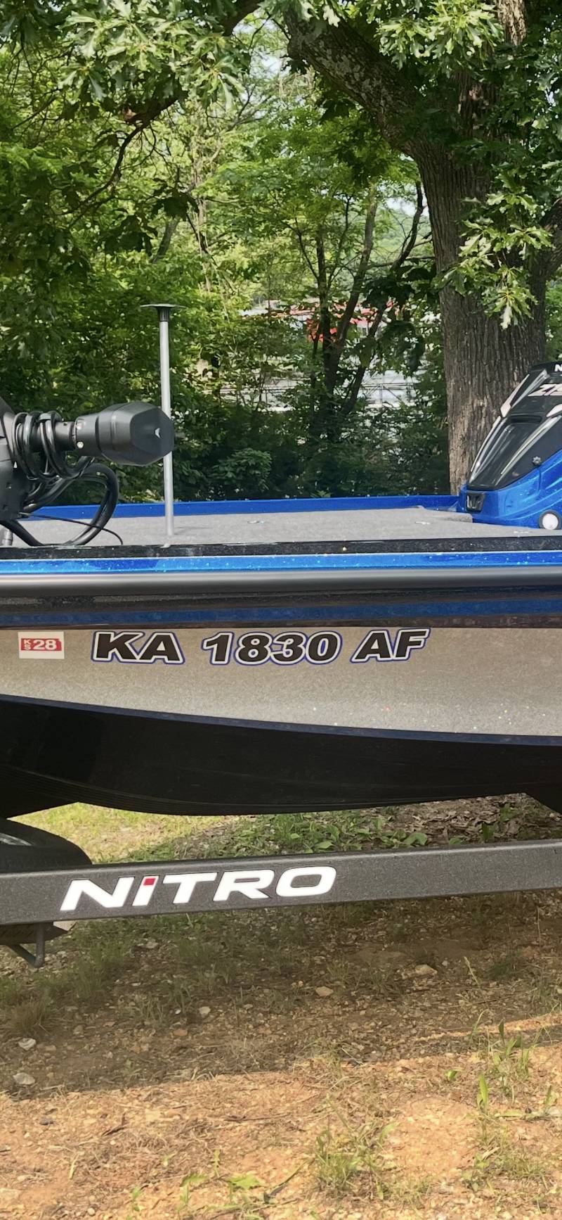 2025 Nitro Z19 Nitro fiberglass  Lettering from Brad Q, KS