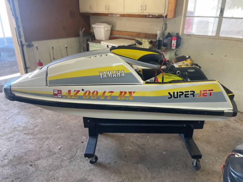 1991 superjet Stand up jet ski Lettering from William B, AZ