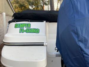 Bayliner 190 Fishing Package  Boat Lettering from Shane S, TX