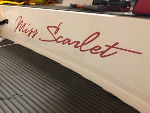 2015 Yamaha SX190 boat Lettering from Charles L, GA