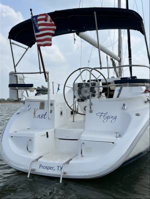 Hunter 29.5 Sailboat Lettering from Travis O, TX