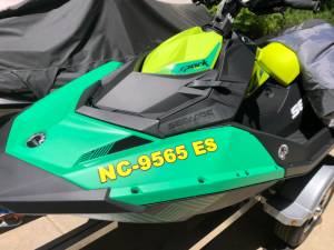 2021 Sea Doo Trixx  PWC Lettering from Jimmy C, NC