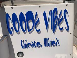Rinker Fiesta Vee 270 Boat transom  Lettering from Anson G, IL
