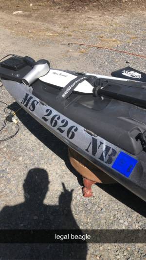 kayak Lettering from Nicolas B, MA