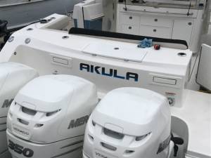2018 Boston Whaler 380 Outrage  Boat Lettering from Keith S, CA