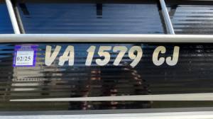 2019 Godfrey Sweetwater 2086 Pontoon boat wall Lettering from James J, VA