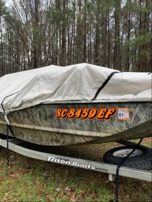 2007 Triton 1650SC Boat Lettering from JEFFREY E, SC