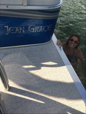 New Tahoe pontoon Lettering from EILEEN E, PA