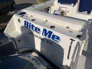 2013 Robalo R305 Boat Lettering from Jerry F, VA