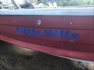 1965 Starcraft 12 ft aluminum  Boat Lettering from Ray  J, NH