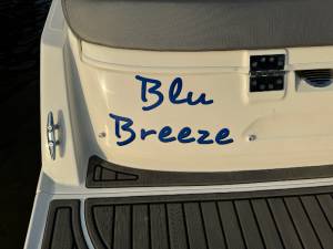 Bayliner VR6  Boat Lettering from Ryan M, NC