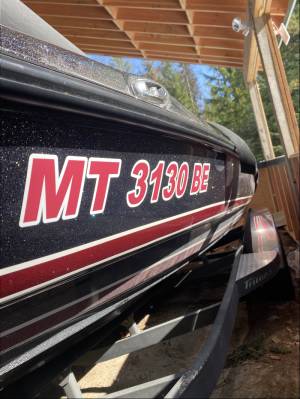 2016 Triton 21trx Boat Lettering from Austin J, MT