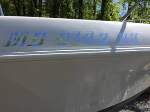 2001 Pro line  Boat Lettering from Jeff A, MD