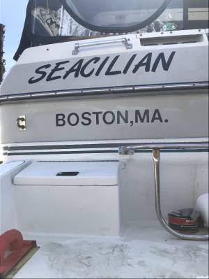 Cruisers Boat Lettering from Joseph C, MA