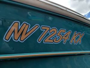 95' Searay Signature 220 Boat Lettering from Jason B, NV