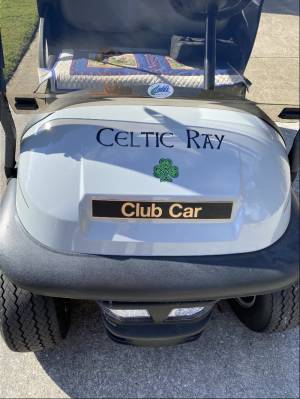 Bennington 2019/ golf cart 3018 Boat, golf cart Lettering from Maureen G, TN