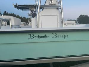 2010 Bayrider Skiff 2060  Boat Lettering from Ray P, NC