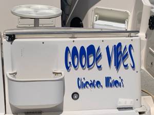 Rinker Fiesta Vee 270 Boat transom  Lettering from Anson G, IL