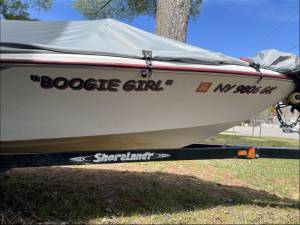 Boat Lettering from Patricia V, NY