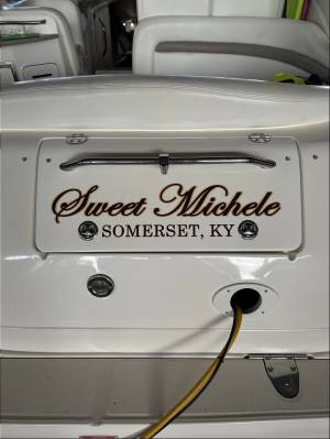 2003 SeaRay 320 Sundancer Boat Lettering from Kenneth R, KY