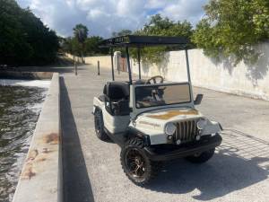 2018 Yamaha Custom Jeep golf cart Lettering from Chad H, FL