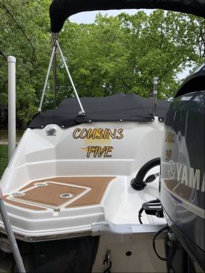 2017 NauticStar 243 DC Boat Lettering from Eric C, NC