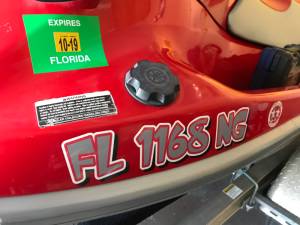 Yamaha FX HO & Yamaha VX Deluxe Jet ski Lettering from Ruben  L, FL
