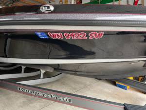 2014 Ranger Z 520 Comanche  Boat Lettering from James F, WA