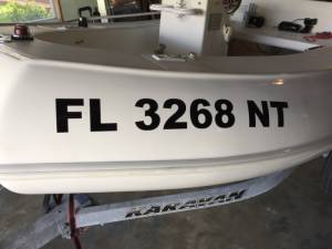 2008 Rigid Sport Tender Dinghy Lettering from John E, FL