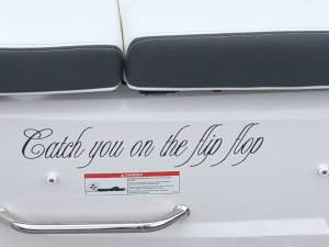 2018 22 fasdeck Boat  Lettering from Theresa  S, PA