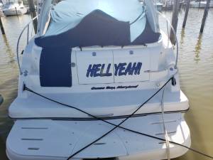 2005 maxum 3700 boat Lettering from Richard C, MD