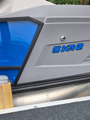 2026 Starcraft 21' pontoon Pontoon Lettering from Larry C, OH