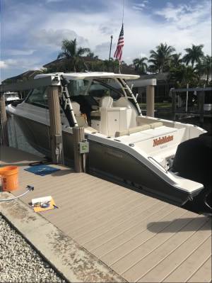30 ft Pursuit Boat Lettering from Brian G, FL